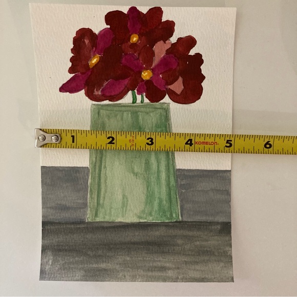 Floral Watercolor Painting - Picture 2 of 3